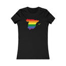 Women's Flag Map Pride T-Shirt Spain