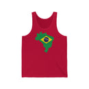 Women's Flag Map Tank Brazil