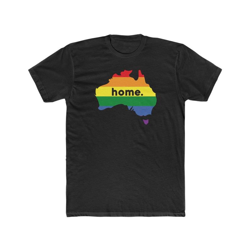 Men's Flag Map Home Pride T-Shirt Australia