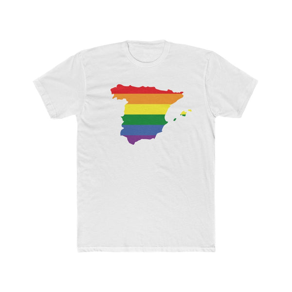 Men's Flag Map Pride T-Shirt Spain