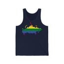 Women's Flag Map Pride Tank Russia