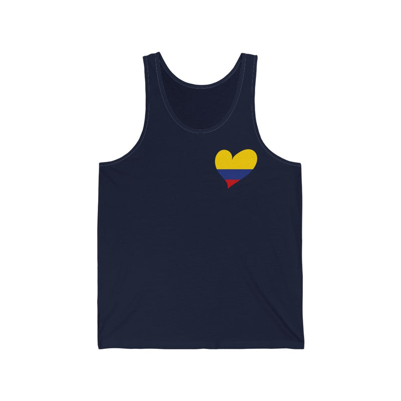 Women's Flag Heart Tank Colombia