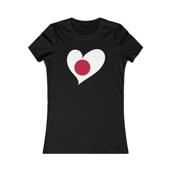 Women's Big Heart T-Shirt Japan