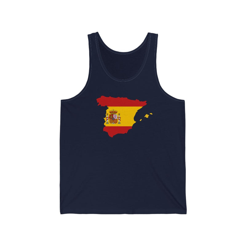 Women's Flag Map Tank Spain