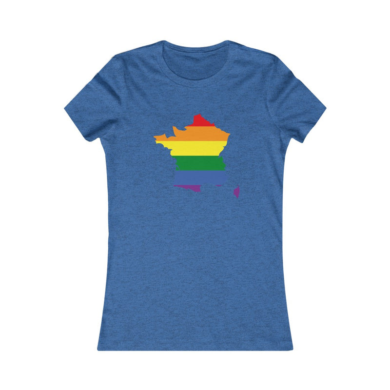 Women's Flag Map Pride T-Shirt France