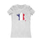 Women's Flag Map T-Shirt France