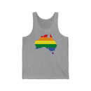 Women's Flag Map Pride Tank Australia