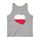 Men's Flag Map Tank Poland