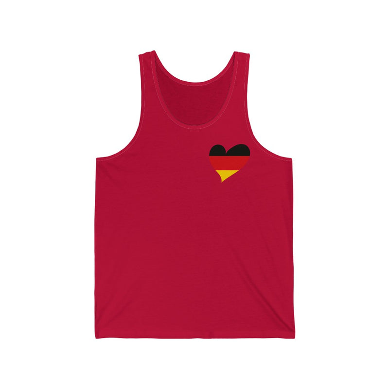 Women's Flag Heart Tank Germany