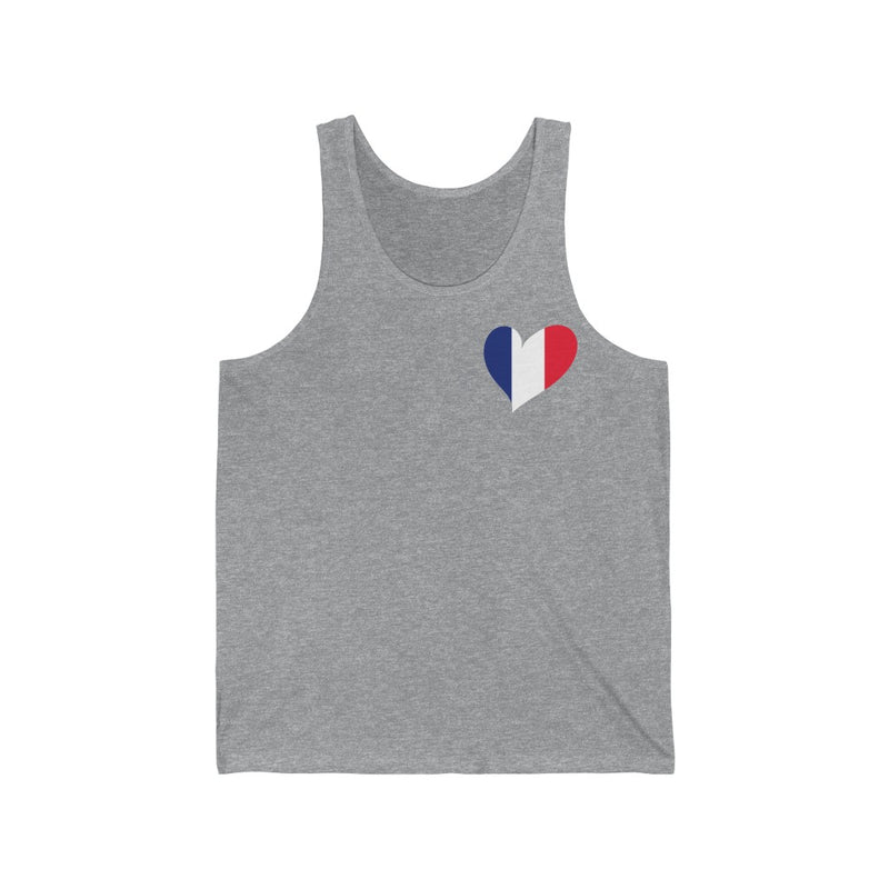 Women's Flag Heart Tank France