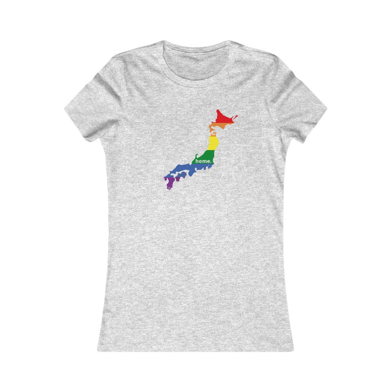 Women's Flag Map Home Pride T-Shirt Japan