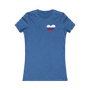 Women's Flag Heart T-Shirt Russia