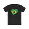 Men's Big Heart T-Shirt Brazil