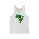 Women's Flag Map Tank Brazil