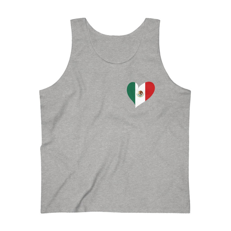 Men's Flag Heart Tank Mexico