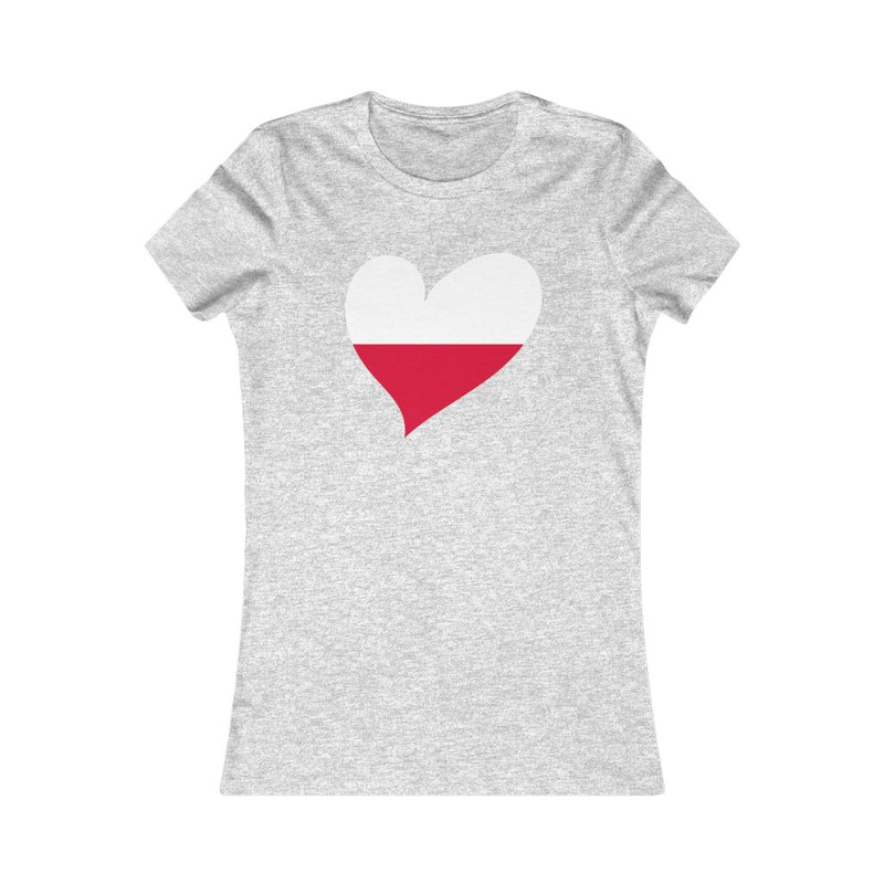 Women's Big Heart T-Shirt Poland