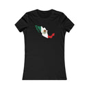 Women's Flag Map T-Shirt Mexico