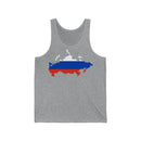 Women's Flag Map Tank Russia