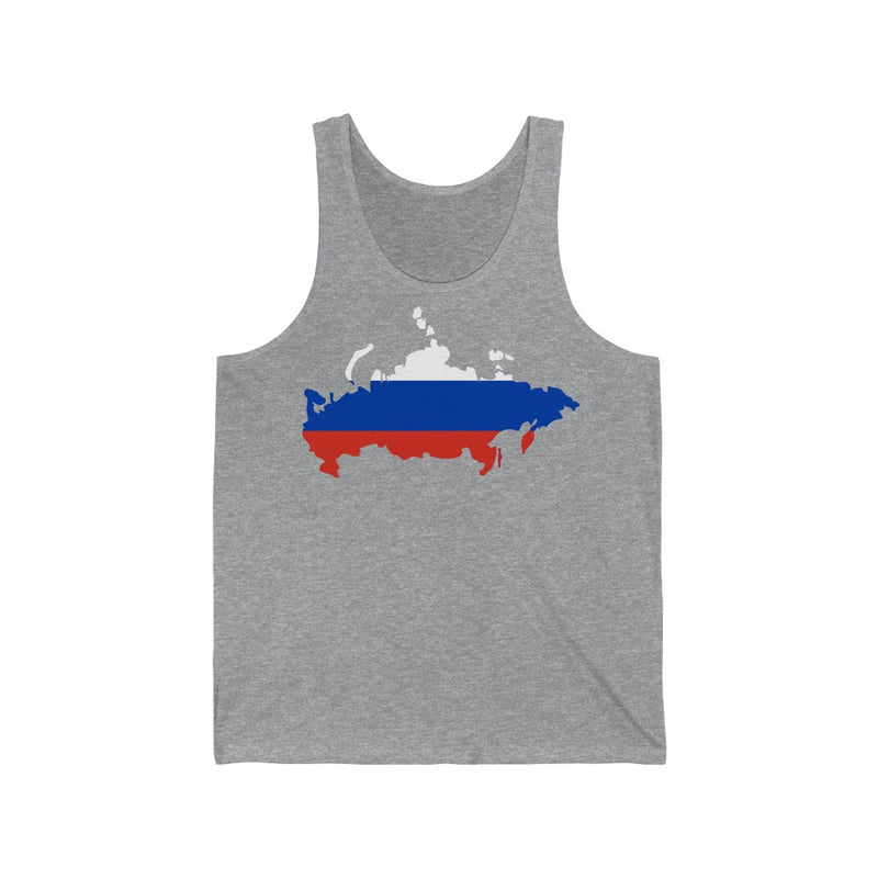 Women's Flag Map Tank Russia