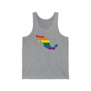 Women's Flag Map Pride Tank Mexico