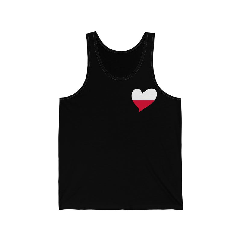 Women's Flag Heart Tank Poland