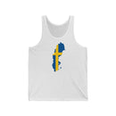 Women's Flag Map Tank Sweden