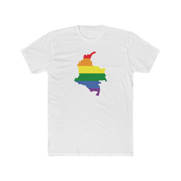 Men's Flag Map Pride T-Shirt Colombia