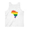 Men's Flag Map Pride Tank Brazil