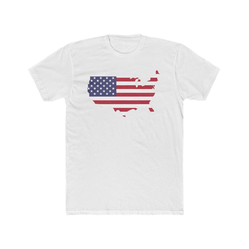 Men's Flag Map T-Shirt USA