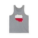 Women's Flag Map Tank Poland