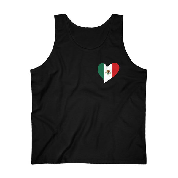 Men's Flag Heart Tank Mexico