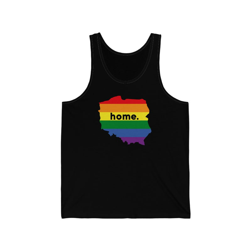 Women's Flag Map Home Pride Tank Poland