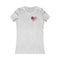 Women's Flag Heart T-Shirt USA