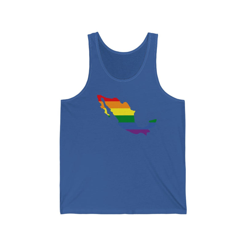 Women's Flag Map Pride Tank Mexico