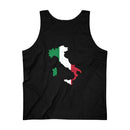 Men's Flag Map Tank Italy