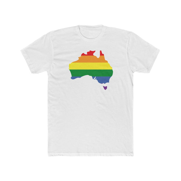 Men's Flag Map Pride T-Shirt Australia