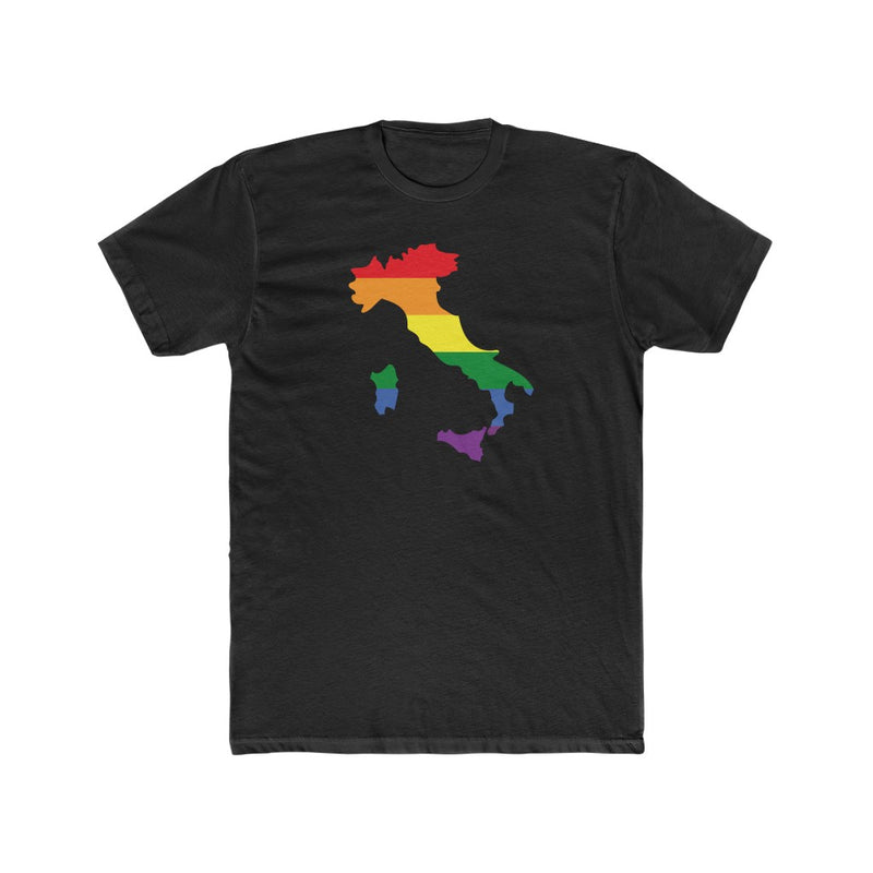 Men's Flag Map Pride T-Shirt Italy