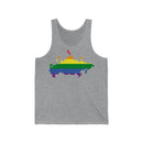 Women's Flag Map Pride Tank Russia