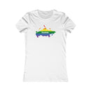 Women's Flag Map Home Pride T-Shirt Russia