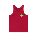 Women's Flag Heart Tank Sweden