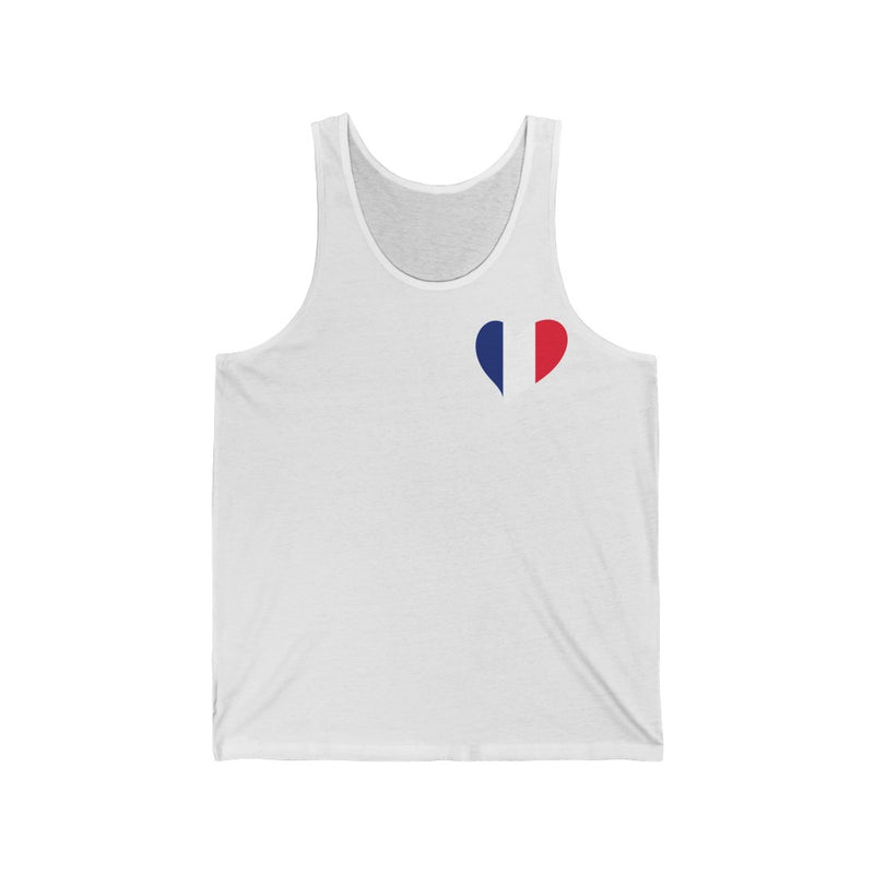 Women's Flag Heart Tank France