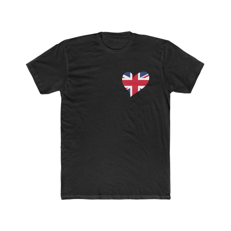 Men's Flag Heart T-Shirt United Kingdom