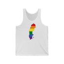 Women's Flag Map Pride Tank Sweden