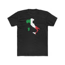 Men's Flag Map T-Shirt Italy