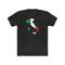 Men's Flag Map T-Shirt Italy
