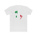 Men's Flag Map T-Shirt Italy