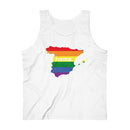 Men's Flag Map Home Pride Tank Spain