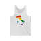 Women's Flag Map Home Pride Tank Italy