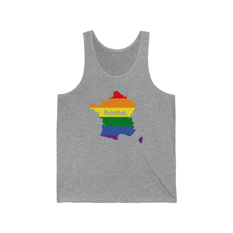 Women's Flag Map Home Pride Tank France