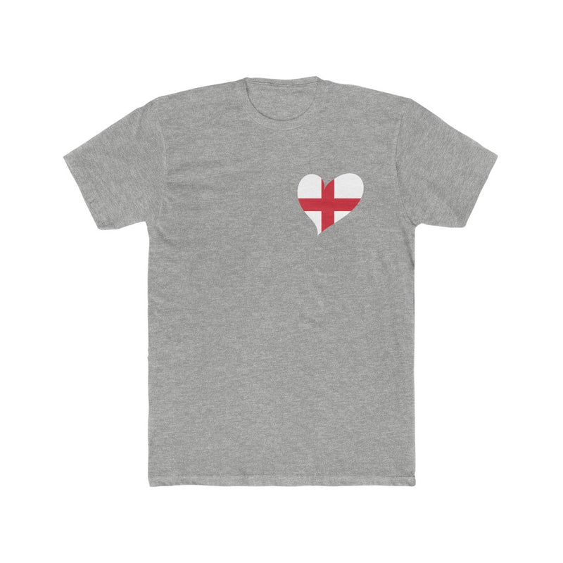 Men's Flag Heart T-Shirt England